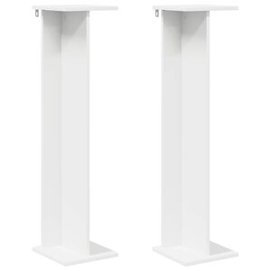 vidaXL Stojan na rastliny Biely 25 x 25,5 x 100,5 cm