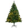 vidaXL Umel&yacute; v&yacute;klopn&yacute; vianočn&yacute; stromček 150 LED 150 cm