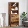 vidaXL Highboard Star&eacute; drevo 69,5 x 34 x 180 cm Kompozitn&eacute; drevo