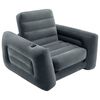 Intex Rozkladacie kreslo 117x224x66 cm tmavo&scaron;ed&aacute;
