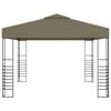 vidaXL Záhradný stan 3x3 m, sivohnedý 180 g/m²