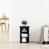 vidaXL Bočn&aacute; skrinka Čierny dub 35 x 35 x 55 cm Kompozitn&eacute; drevo