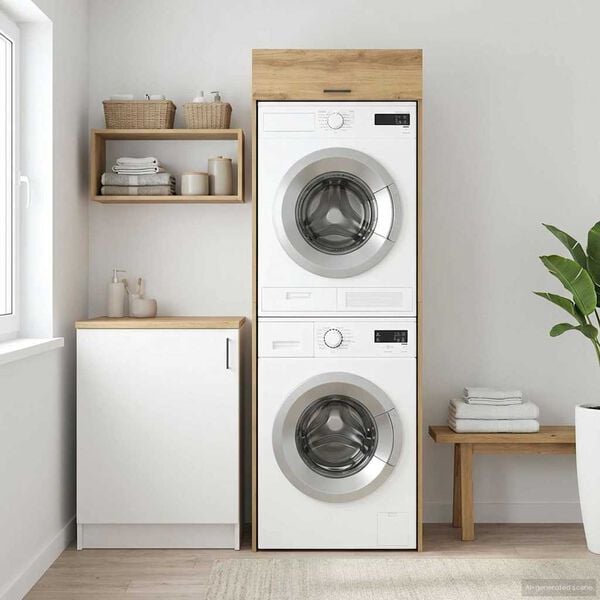 vidaXL Kabinet na pr&aacute;čku s &uacute;ložiskom Remeseln&yacute; dub 67,5 x 68 x 200 cm