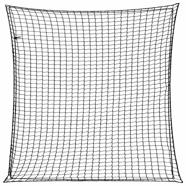 vidaXL Sieť na pr&iacute;vesn&yacute; voz&iacute;k s elastick&yacute;m lanom čierna 3x3 m PP
