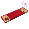 vidaXL N&aacute;&scaron;ľapy na schody samolepiace 5 ks 65x21x4 cm červen&eacute;