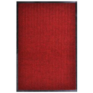 vidaXL Rohož pred dvere, červen&aacute; 117x220 cm, PVC