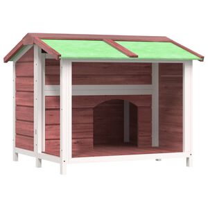 vidaXL Koterec pre psa mocha k&aacute;va 96x87x80,5 cm borovicov&yacute; mas&iacute;v