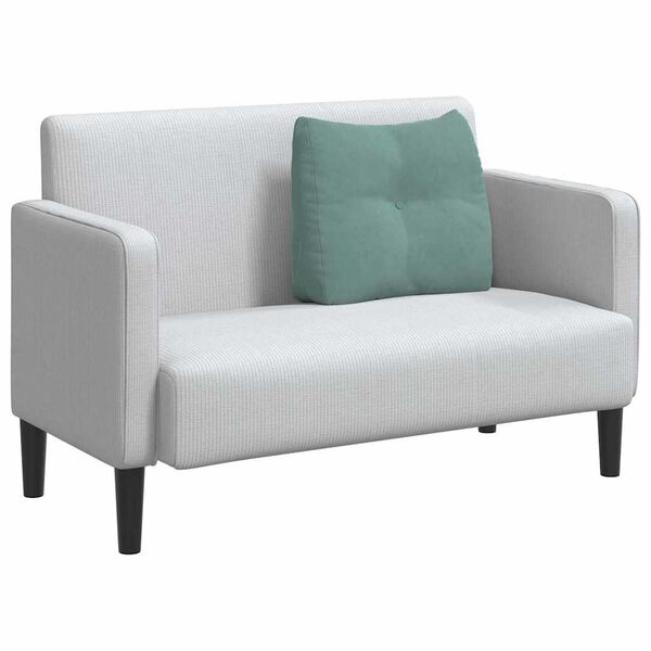 vidaXL Podu&scaron;ka na chrb&aacute;t Morsk&aacute; zelen&aacute; 60 x 24 x 50 cm Zamat