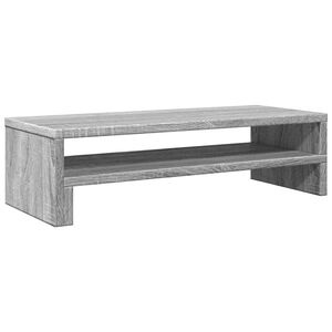 vidaXL Stojan na monitor siv&yacute; dub sonoma 54x22x15 cm kompozitn&eacute; drevo