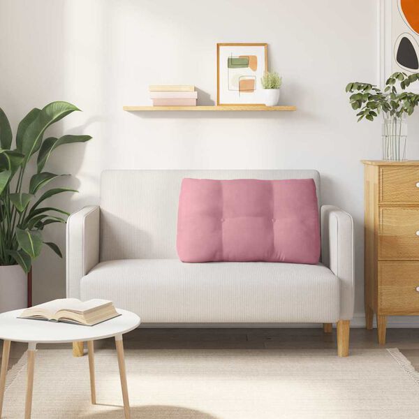 vidaXL Podu&scaron;ka na chrb&aacute;t Ružov&aacute; 80 x 24 x 50 cm Zamat