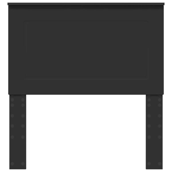 vidaXL Zadn&eacute; čelo Čierny dub 80 cm Kompozitn&eacute; drevo