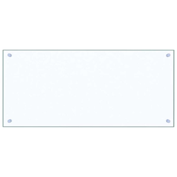 vidaXL Kuchynská zástena, priehľadná 90x40 cm, tvrdené sklo