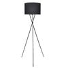 vidaXL Stojanov&aacute; lampa, čierna 139 cm