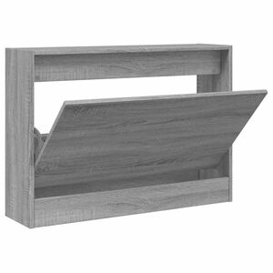 vidaXL Botn&iacute;k siv&yacute; dub sonoma 80x21x57 cm kompozitn&eacute; drevo