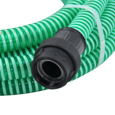 vidaXL Odsávacia hadica s PVC spojkami, zelená 1" 10 m, PVC