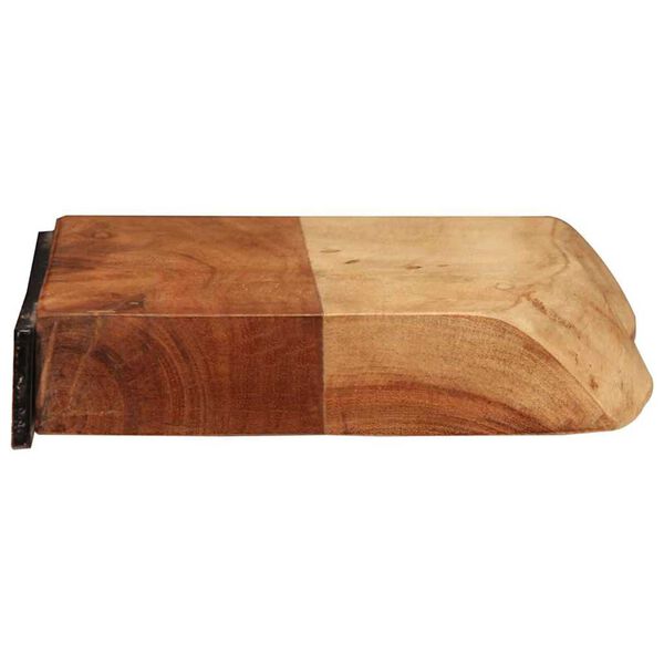 vidaXL N&aacute;stenn&eacute; police 2 ks 40x20x3,5 cm, ak&aacute;ciov&yacute; mas&iacute;v