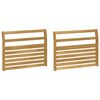 vidaXL Modul opierok r&uacute;k 2 pcs Biela 78,5 x 8,5 x 60 cm