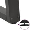 vidaXL Nohy konferenčného stolíka v tvare V, 2 ks, antracitové, 60 x (30-31,3) cm, oceľ