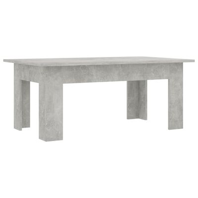 vidaXL Konferenčný stolík betónovo-sivý 100x60x42 cm drevotrieska
