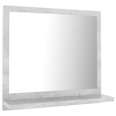 vidaXL Kúpeľňové zrkadlo, betónovo sivé 40x10,5x37cm, kompozitné drevo