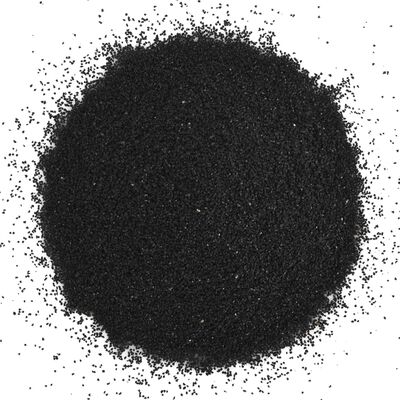 vidaXL Akváriový piesok 10 kg čierny 0,2-2 mm