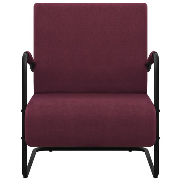 vidaXL Kreslo fialov&eacute; l&aacute;tkov&eacute;