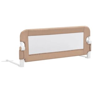 vidaXL Z&aacute;brana na detsk&uacute; posteľ, sivohned&aacute; 102x42 cm, polyester
