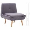 vidaXL Fotelka s podnožkou, siv&aacute;, l&aacute;tka