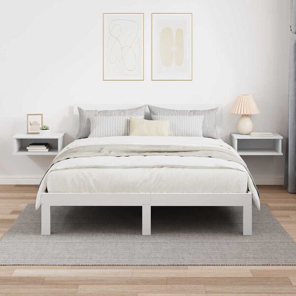 vidaXL Nočn&yacute; stol&iacute;k 2 pcs Biela 40 x 31 x 15 cm Kompozitn&eacute; drevo