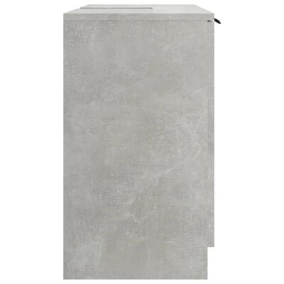 vidaXL Kúpeľnová skrinka betónovo sivá 64,5x33,5x59cm spracované drevo