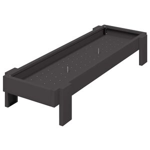 vidaXL Krmn&aacute; žľab pre slede Čierna 80 x 28 x 13.5 cm