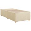 vidaXL Boxspring posteľ s matracom kr&eacute;mov&aacute; 100x200 cm l&aacute;tka