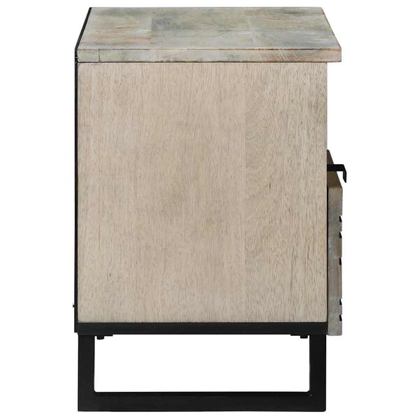 vidaXL TV jednotky so z&aacute;suvkou Biela 80 x 33 x 46 cm Kompozitn&eacute; drevo