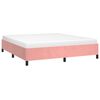 vidaXL R&aacute;m postele ružov&yacute; 160x200 cm zamat
