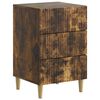 vidaXL Nočn&yacute; stol&iacute;k Dymov&yacute; dub 43 x 41 x 66,5 cm Kompozitn&eacute; drevo