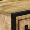 vidaXL Komoda s 2 z&aacute;suvkami 53x31x72 cm mas&iacute;vny mangovn&iacute;k a železo