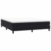 vidaXL Posteľn&yacute; r&aacute;m boxspring bez matracom čierny 180x210 cm zamat