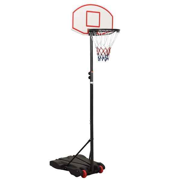 vidaXL Basketbalov&yacute; stojan biely 216-250 cm polyet&eacute;n