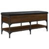 vidaXL Lavička na top&aacute;nky hned&yacute; dub 102x42x45 cm kompozitn&eacute; drevo