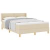 vidaXL Posteľ s pružinov&yacute;m r&aacute;mom s vank&uacute;&scaron;om Kr&eacute;mov&aacute; 200 x 140 cm l&aacute;tka