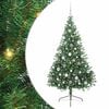 vidaXL Umel&yacute; predsvieten&yacute; vianočn&yacute; stromček Zelen&aacute; 180 cm PVC