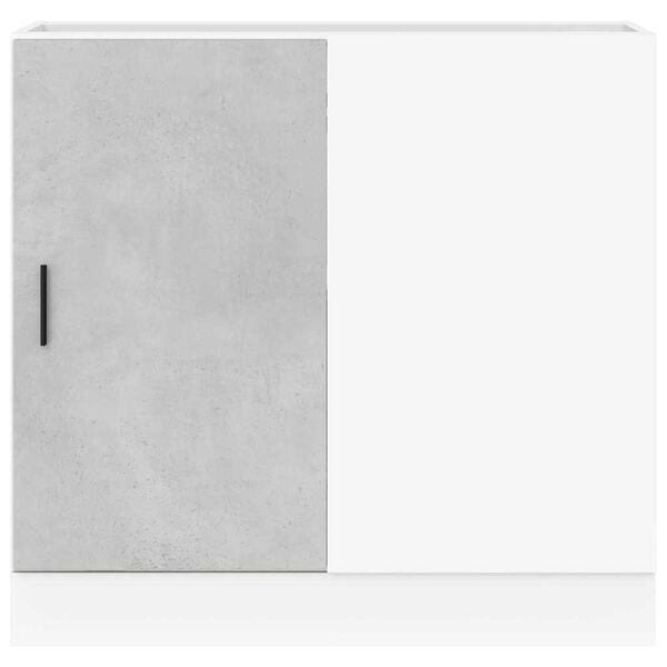 vidaXL Drezová základná skrinka “Lyon”, betónovo sivé