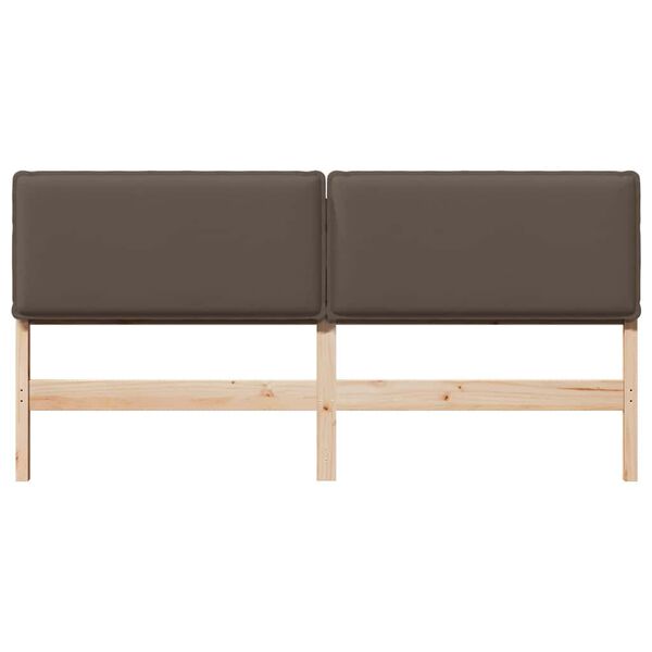 vidaXL Čal&uacute;nen&eacute; čelo postele Pr&iacute;rodn&aacute; a svetlosiv&aacute; 200 cm