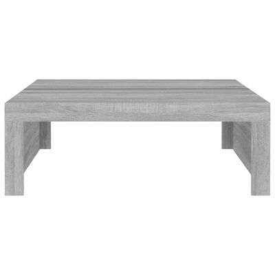 vidaXL Konferenčný stolík sivý sonoma 100x100x35cm spracované drevo