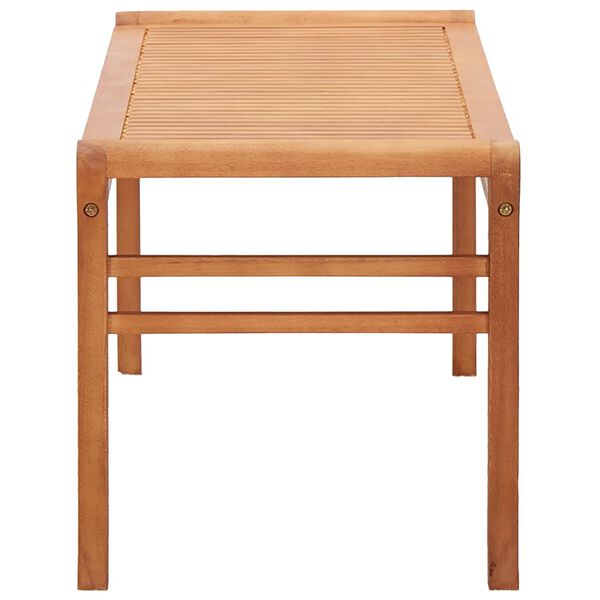 vidaXL 2-miestna z&aacute;hradn&aacute; lavička 120 cm, eukalyptov&yacute; mas&iacute;v