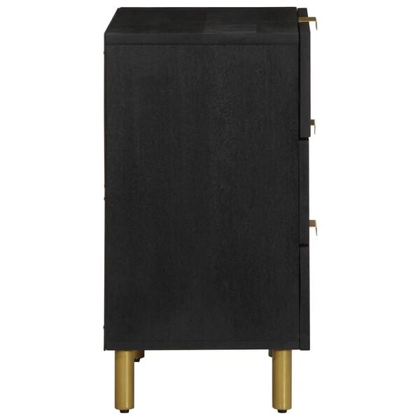 vidaXL Nočn&yacute; stol&iacute;k čierny 50x33x62 cm kompozitn&eacute; drevo