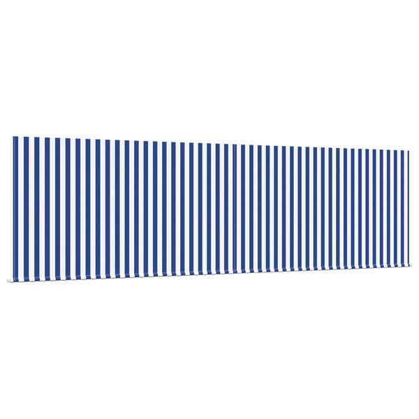 vidaXL Zatemniteľn&aacute; mark&iacute;za Modr&aacute; a biela 400 &times; 300 cm