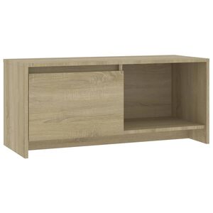 vidaXL TV skrinka, dub sonoma 90x35x40 cm, kompozitn&eacute; drevo