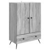vidaXL Serv&iacute;rovacia skriňa Siv&aacute; sonoma 66 x 34,5 x 95 cm