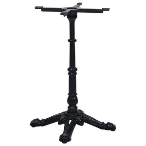 VidaXL Bistro Table Noha Čierna 52x52x72 cm Liatina